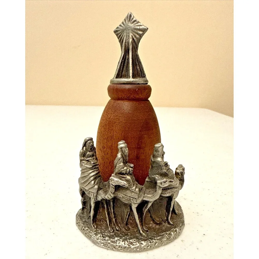 Kiefer Collectibles Mood Wood Scent Diffuser Three Wisemen Pewter Wood USA 1995
